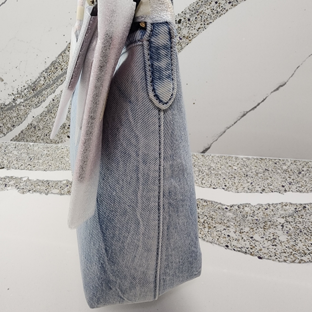 Coach Laurel Shoulder Bag in Loved Denim With Charms NWT - Picture 12 of 15
